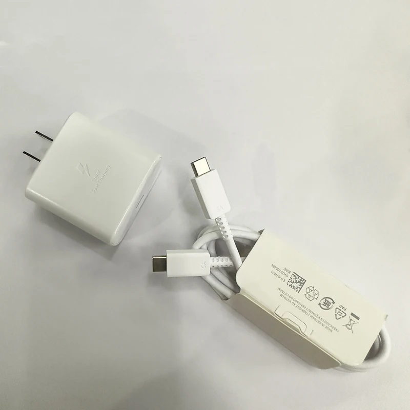 Originele Samsung Oplader 45W Supersnel Opladen EU/VS Adapter USB-C Samsung Galaxy S26 S25 S24 Ultra Plus S22 S23 S21 A56 A36 A57