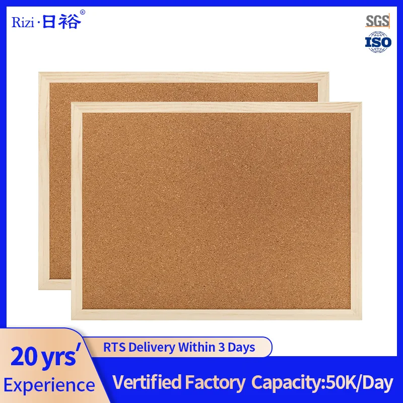 1101Amazon Hot Sale Bulletin Message Cork Board In Wooden Frame