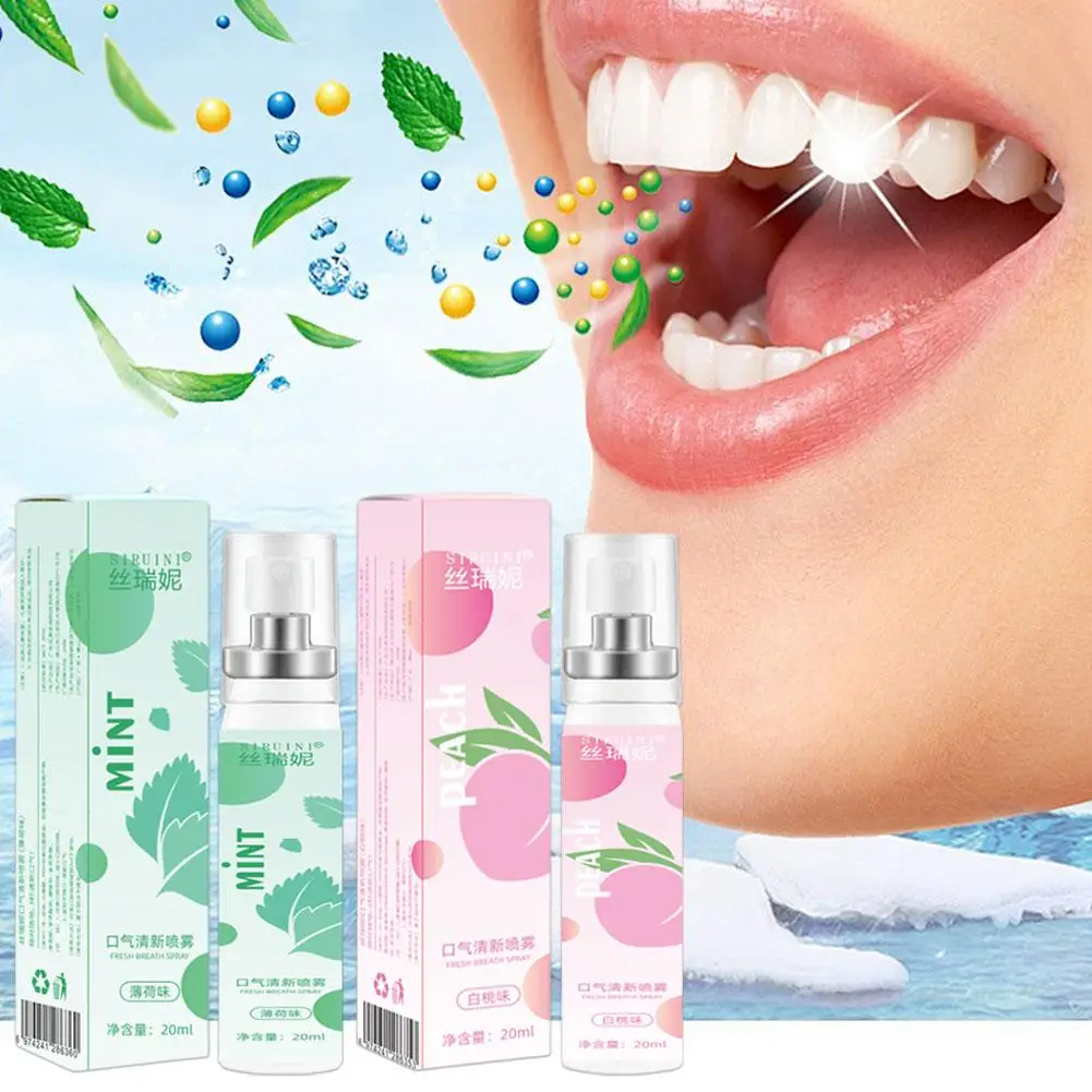 Long lasting Mouth Freshener Spray Fruity Oral Spray Remove Bad Breath Portable Breath Fresh Refreshing Oral Care Wholesale