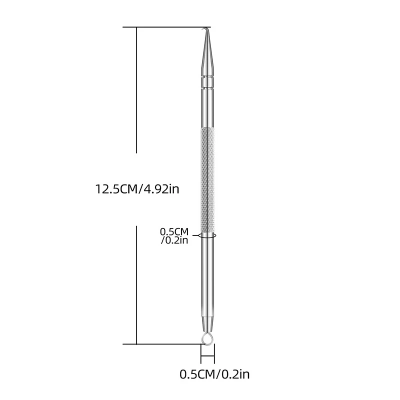 Strumento per la rimozione dei punti neri strumento per l'acne rimozione dei brufoli aghi estrattore pinzette strumento per la pulizia profonda dei pori