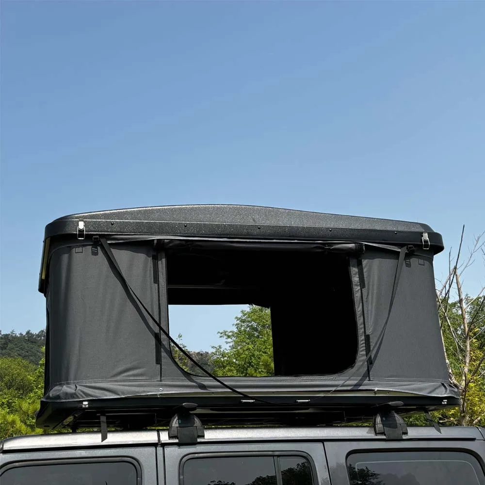 Hard Shell 4 2.1m Universal Straight Road Car Roof Tent Cotton Four-season