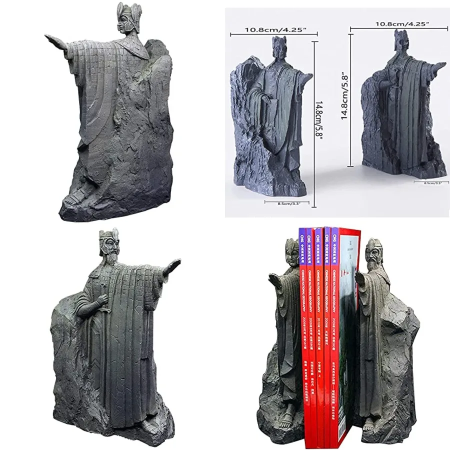 

Large Resin Decorative Book End Stopper for Lord of Rings and Hobbit Books Blue Book Decoration and Binder Divider Ideal for Li