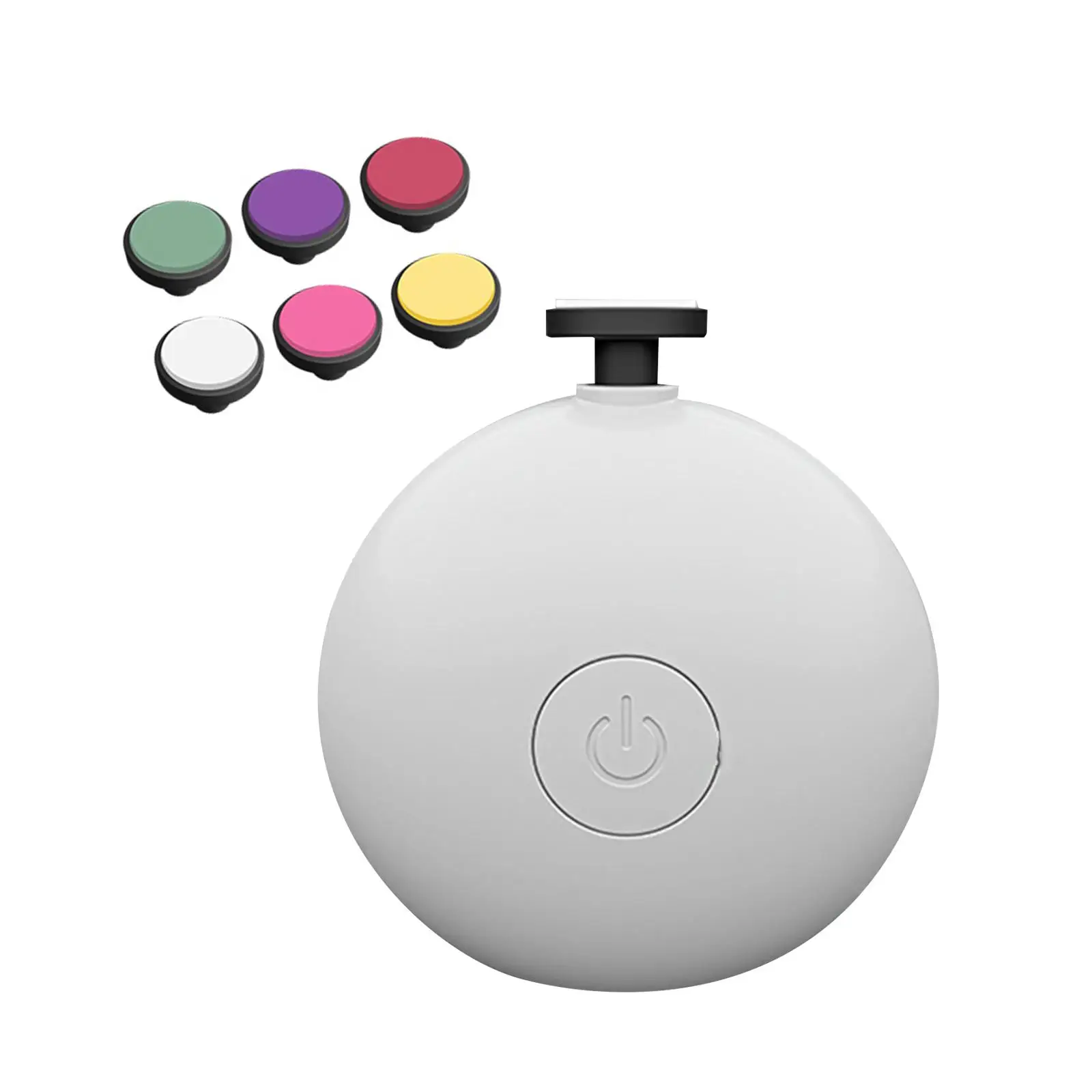 6 ferramentas de manicure aparador de unhas de polimento substituível para branco interno