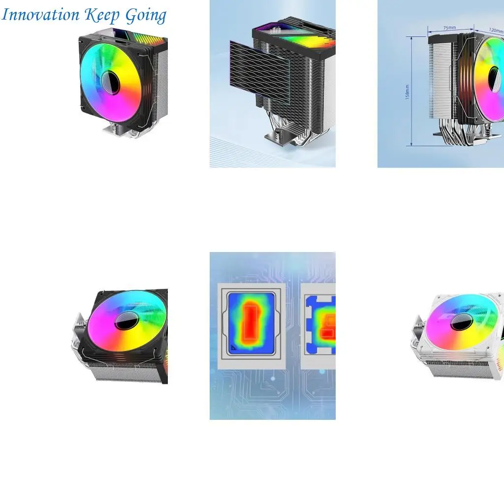 

E65C Инновационный процессор охлаждающий вентилятор 1800 об / мин