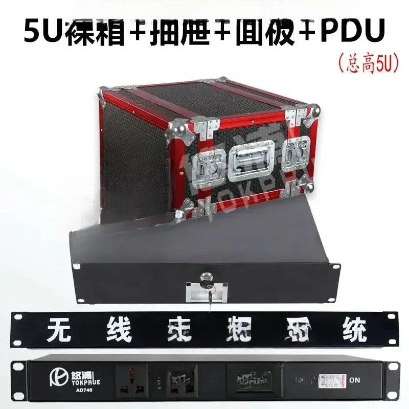 Cross-borderYoupu New Upgraded 5U6U8U One Drag Two Wireless Microphone Microphone Aviation Box Stage Performance Wedding Use