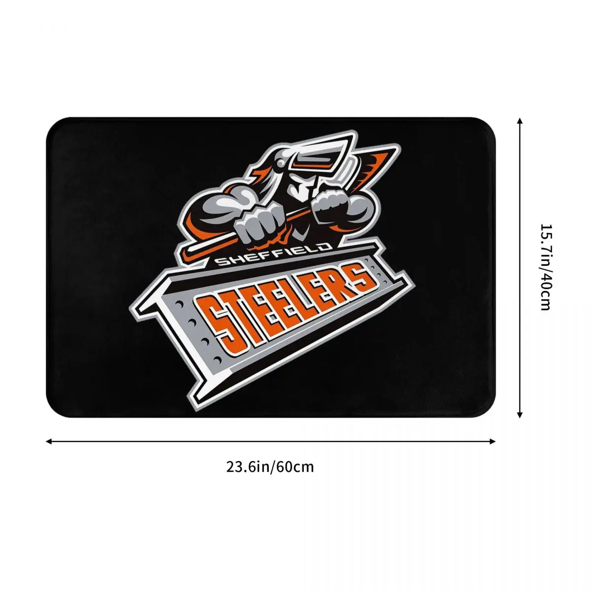 The Sheffield Steelers Doormat Water oil proof Carpet Rug Kitchen Entrance Home Floor Mat for Bedroom Footpad Mats