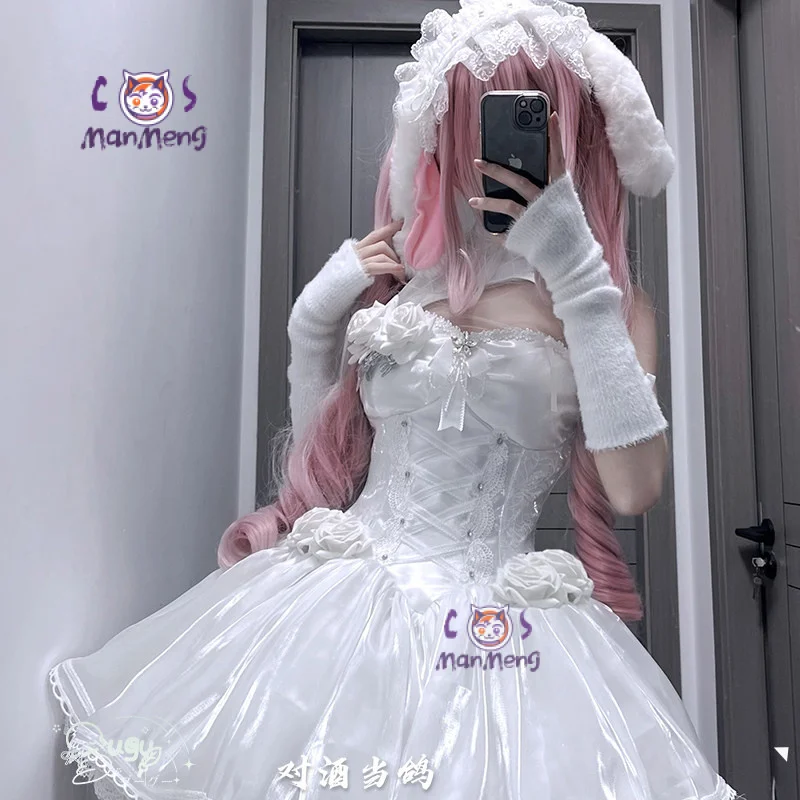 Alice Dorothy Fairy Tale Fantasy Cosplay Costume Anime Game Nikke Halloween Carnival Girl Sweet Lolita Prop Headdress New Dress