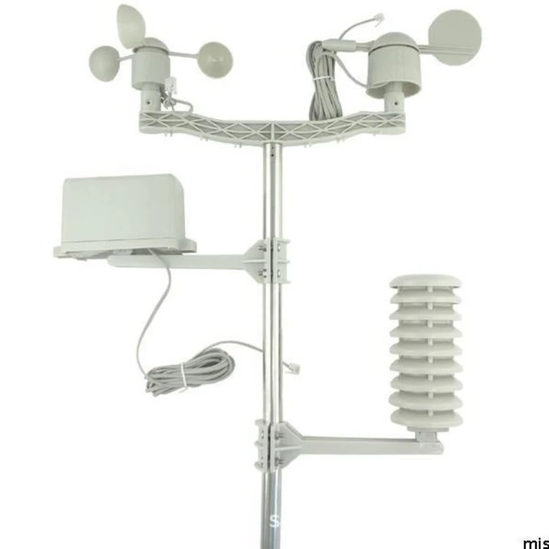 Outdoor components, anemometer, anemometer, temperature and humidity, rain gauge WS02