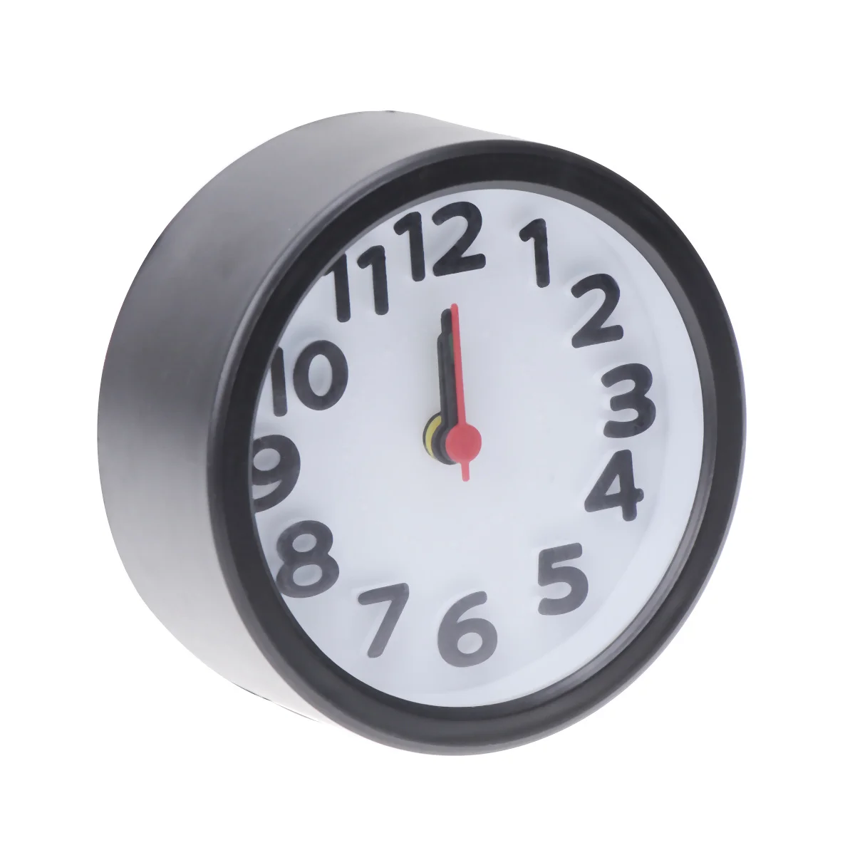 

Charging Wall Mounted Alarm Clock Black Round Plastic Desktop Luminous Hands Bell For Home Bedroom Decor Small