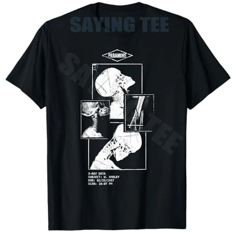 Paramore Cropped Headbanger X-Ray Doctors Lustiges T-Shirt Y2k Sarkastisches Grafik-T-Shirt Herrenbekleidung Humor Streetwear Personalisiertes Top – Detail 3