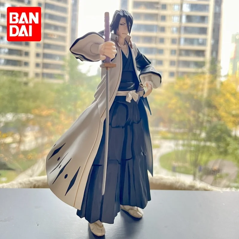 

Оригинальная фигурка Bandai отбеливатель S.h. Фигурка Shf Kuchiki Hisana аниме отбеливатель: тысяча лет крови ПВХ Коллекционная модель игрушка