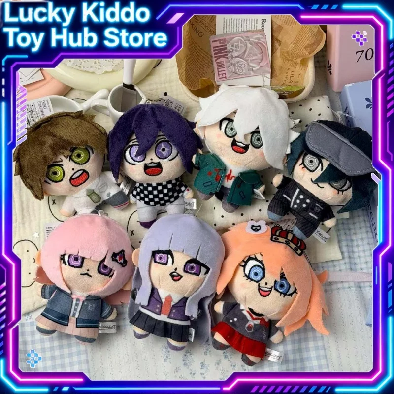 

Danganronpa Plush Keychain Chibi Cute Stuffed Plush Doll Bkub Okawa Collab Chiaki Nanami Anime Merchandise For Anime Lovers