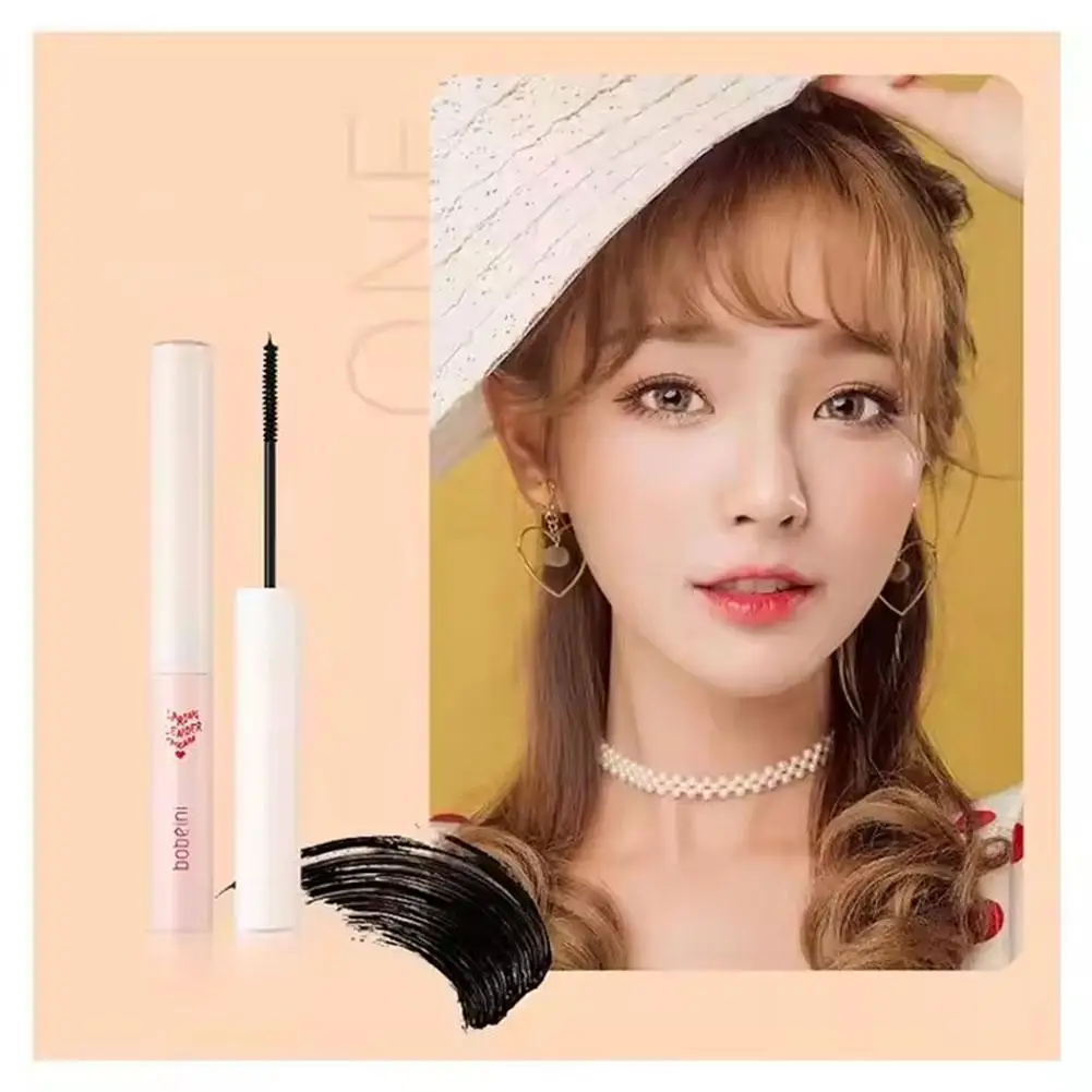 黒茶色超微細マスカラ 3D まつげを長くする防水自然まつげ女性のメイク韓国化粧品