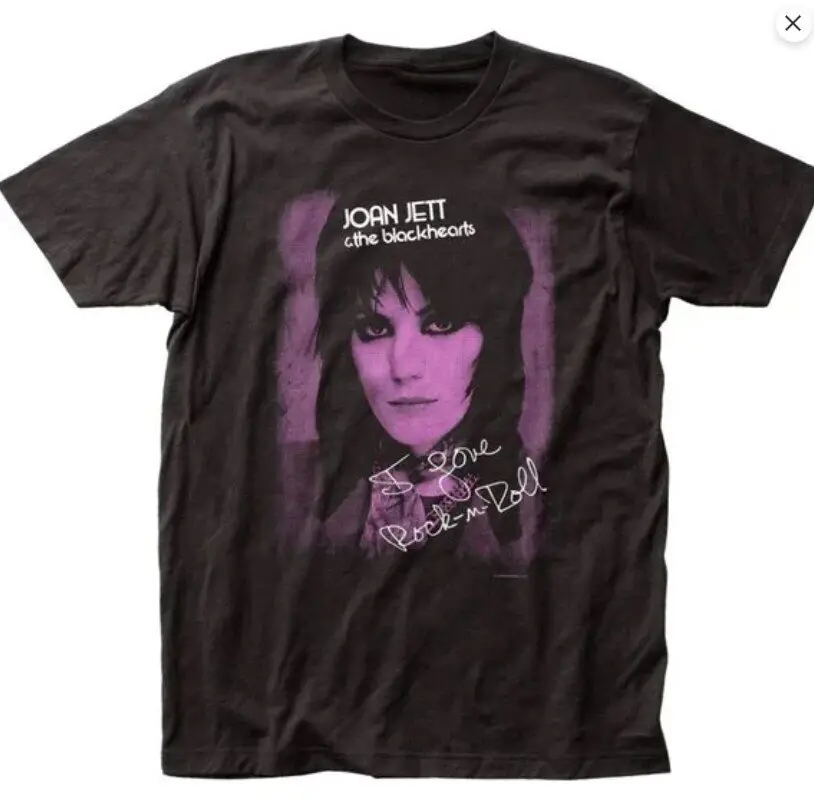 Joan Jett I Love Rock N Roll Mens T Shirt Black JJ06