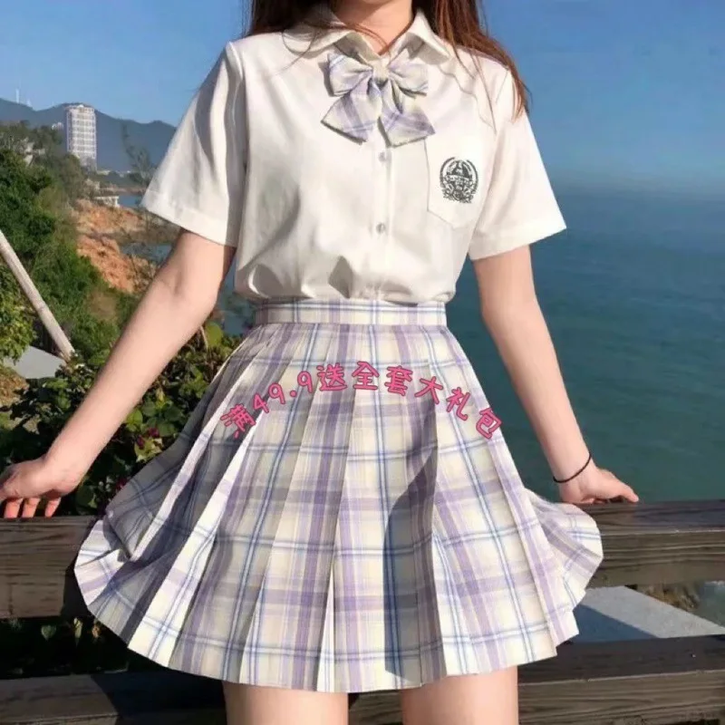 Jk Uniform Japanese College Style Pleated Skirt Suit Student Suit Performance Suit Female