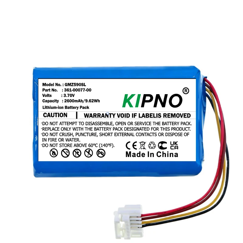 

Аккумулятор KIPNO 3.7V 2600mAh для GPS-навигаторов Garmin Zumo590, Zumo590LM, Zumo595, Zumo595LM, 616-00077-00, 010-01603-10 +Инструмент