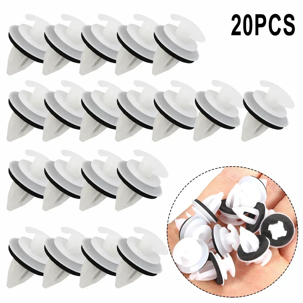 

20PCS Door Panel Clip With Seal Ring Fastener Rivet Bumper Clip Retainer For BMW E34 E36 E38 E39 E46 M5 Z3 Car Accessories