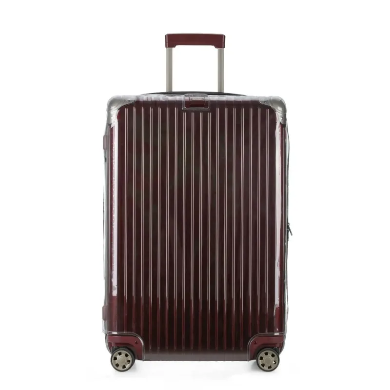 Clear Zipper Luggage Cover Dustproof PVC Protector Shell For Travel Suitcase, Not Include Suitcase