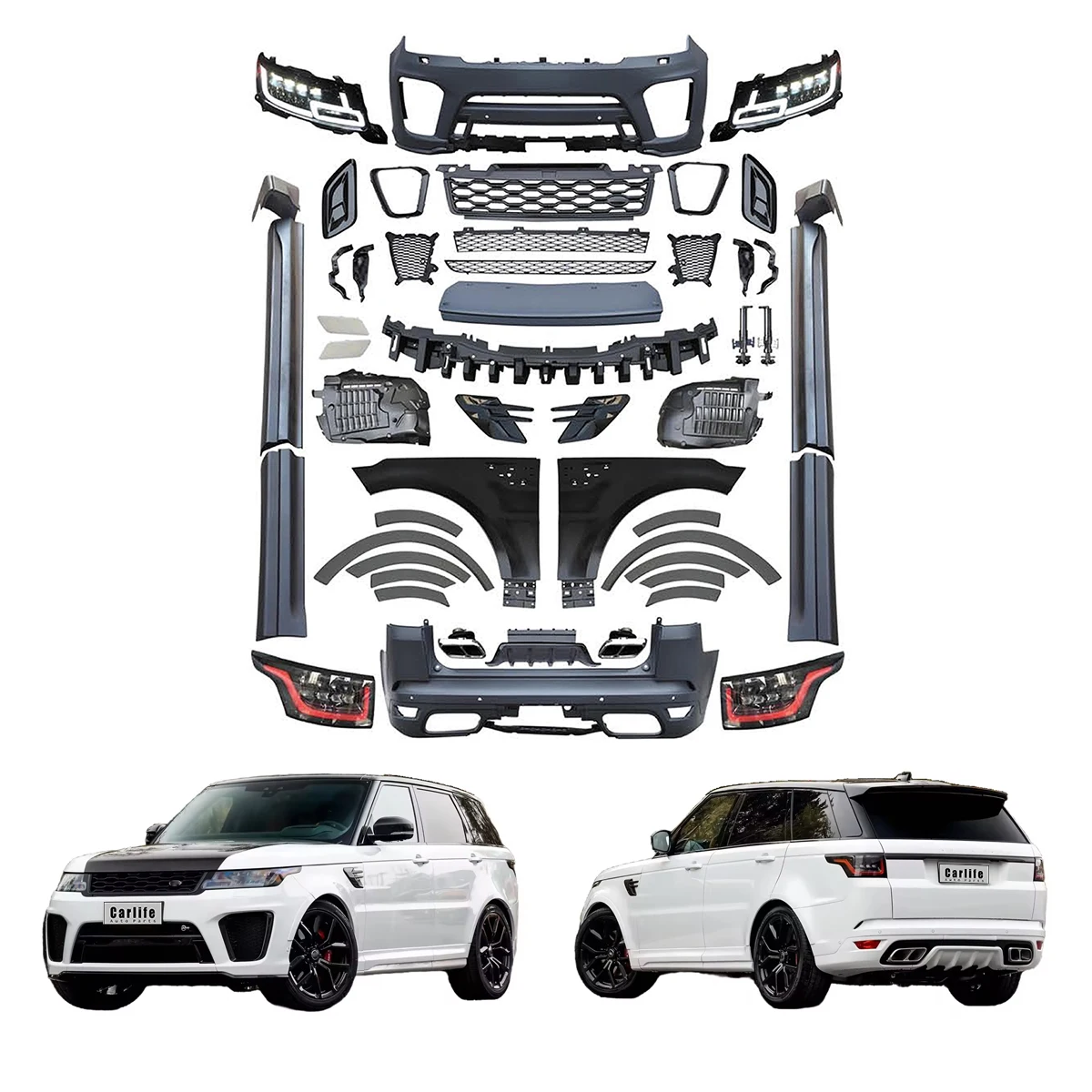 

Top Quality Bumpers Bodykit for LAND ROVER RANGE ROVER SPORT L494 2014 2015 2016 2017 Conversion to 2020 2021 SVR.