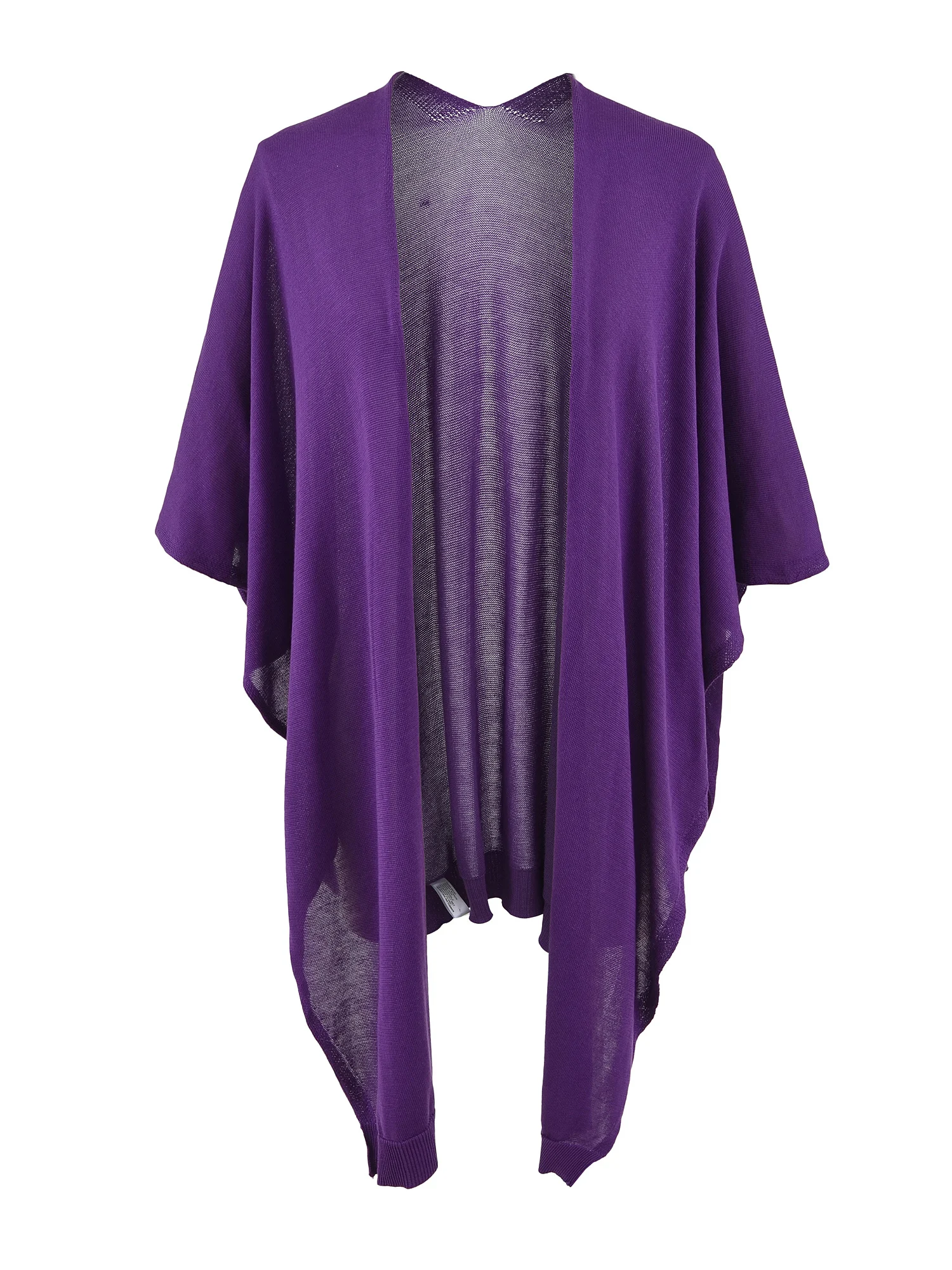 

Ladies Loose Fit Pure Color Knitwear Casual Sle Outerwear Ruffle Sve Sun Protection irt Soft Lenzing Eco-Viscose Material