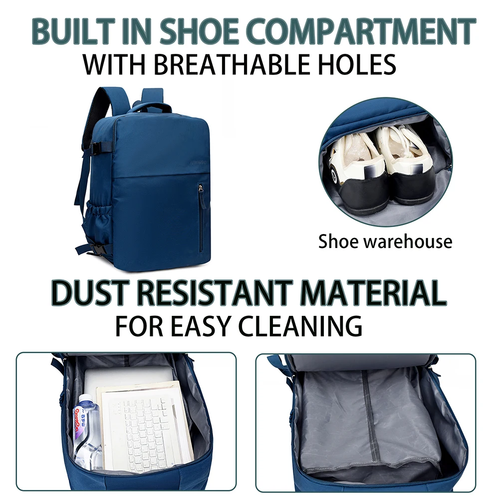 40X30X20Cmboarding Reiserucksack, kompatibel mit Ryanair, Easyjet und Wizardair Budget-Rucksäcken (ausgewählte Produkte) – Detail 14