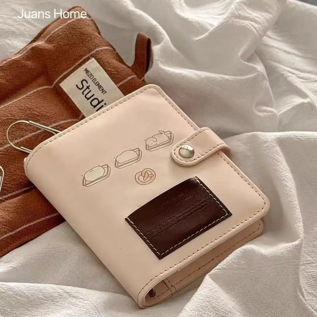 Soft Leather Thickened Autumn and Winter M5 Loose-leaf Book Leather [toast Puppy] Handbook