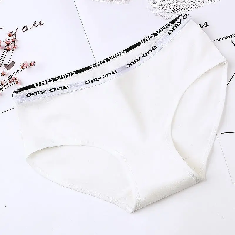 3pcs Pure Cotton Mid Waist Briefs Womens Sexy Basic Type Panties Girls Comfort Underpants Female Sport Underwears Lady Pantys - Image 6