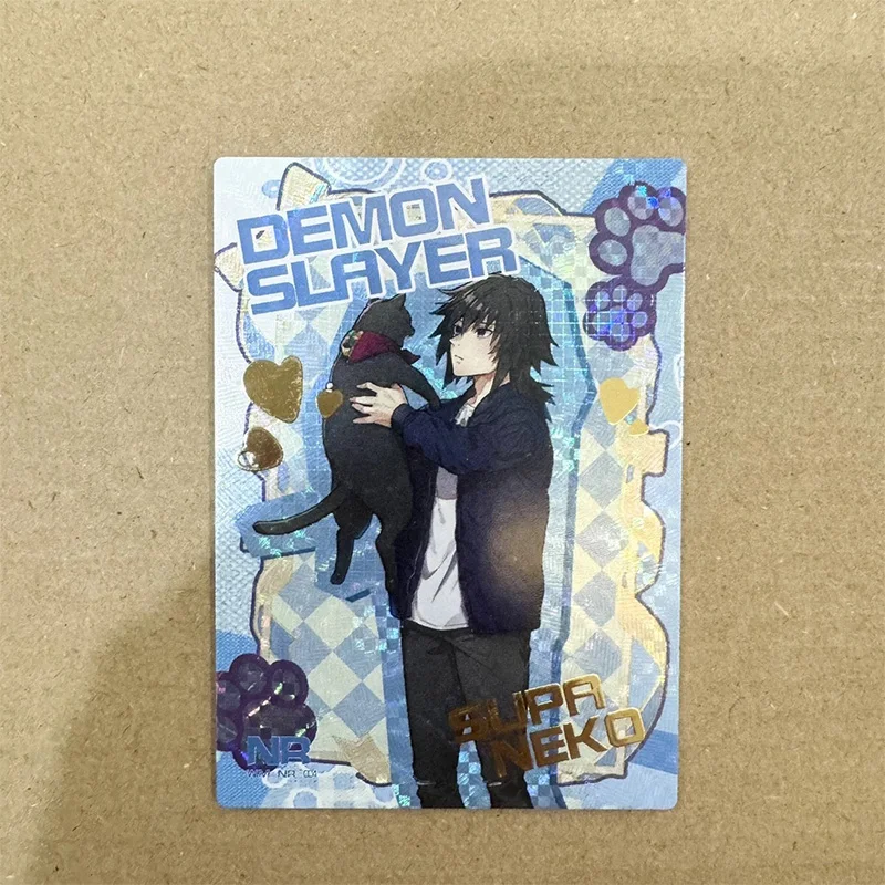 Cartes de Collection Anime Demon Slayer NR Kanroji Mitsuri Kochou Shinobu Tokitou Muichirou, jouets cadeaux de noël et d'anniversaire