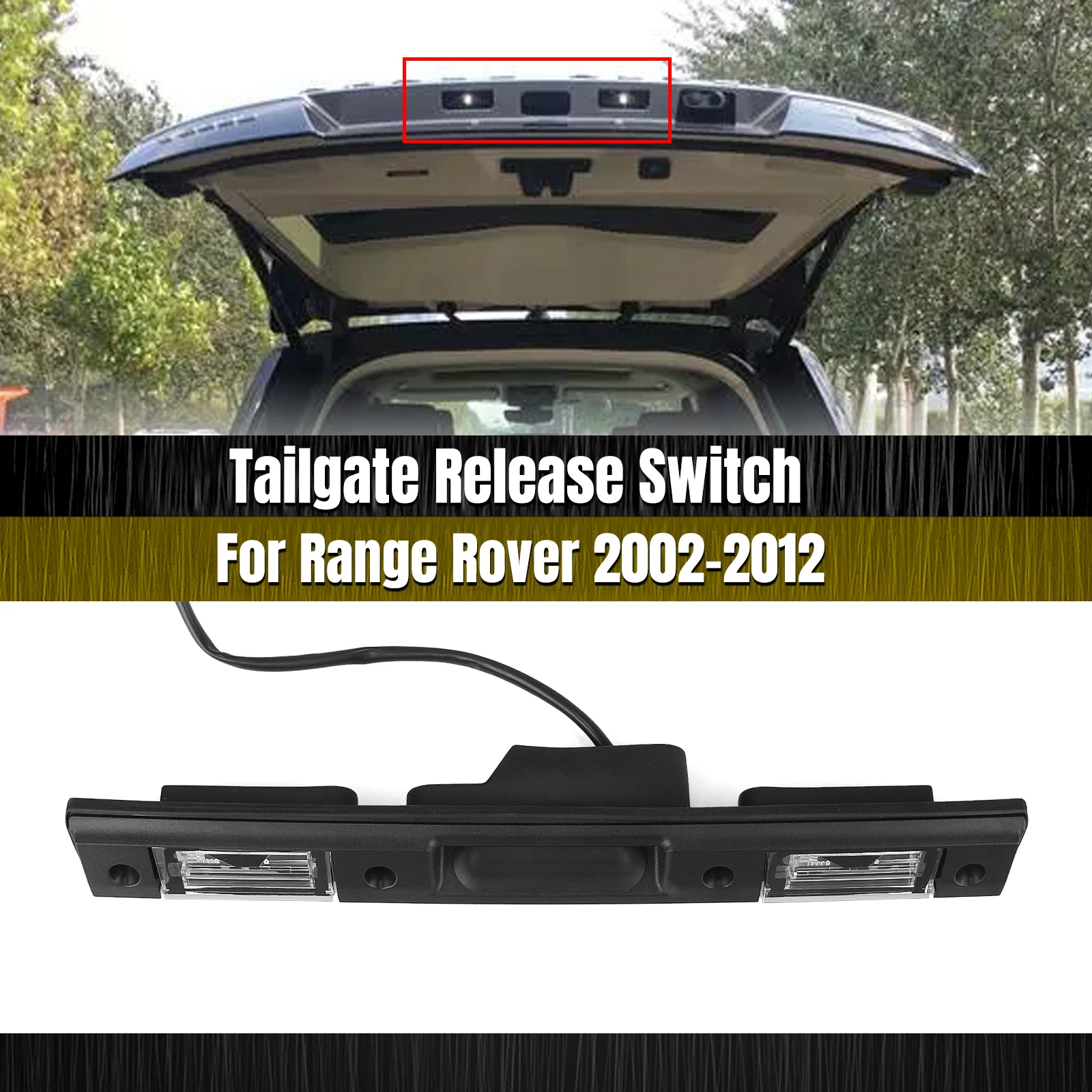 ​Rear Trunk Lid Tailgate Shake Handle Release Switch For Land Rover Range Rover L322 2002-2012