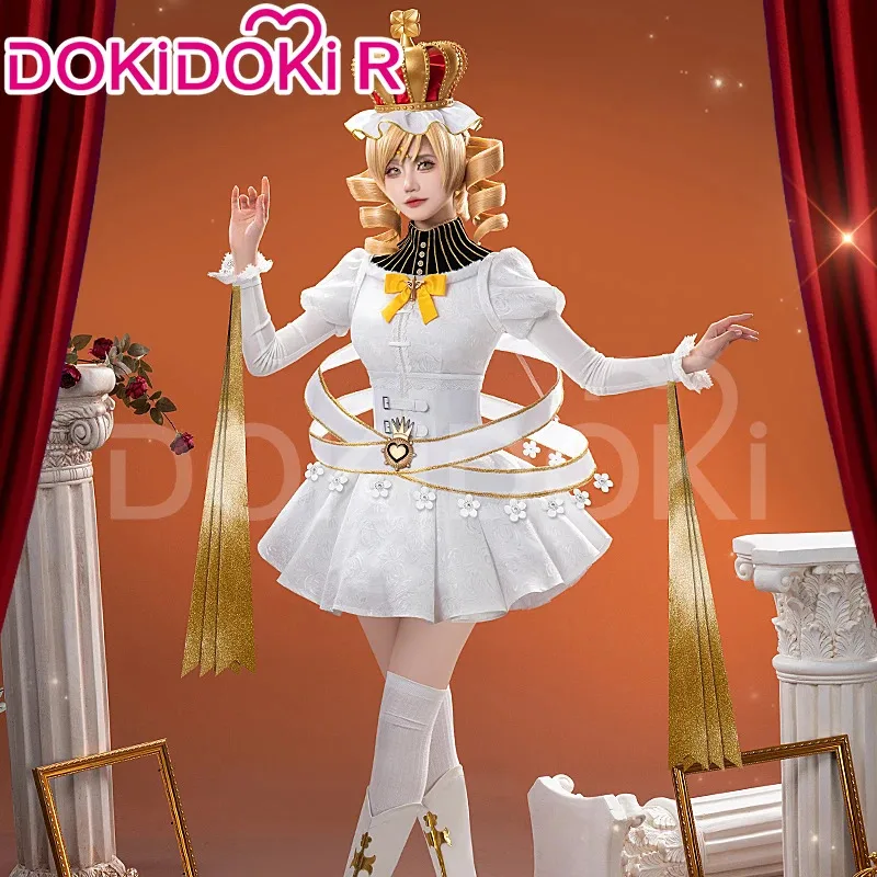 

LQTomoee Mamii Косплей Костюм Аниме Косплей DokiDoki-R Женское Милое Платье Костюм Tomoee Mamii Косплей Корона