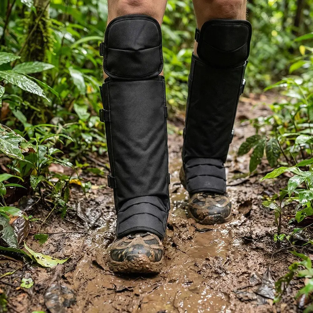 Polainas regulares para exteriores, cubrepiernas para nieve, impermeables, resistentes a la arena, fundas para zapatos, ideales para senderismo, escalada, desierto, esquí, equipo unisex para hombres y mujeres.