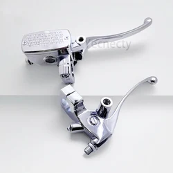 Hydraulic Brake Clutch Lever Master cylinder for 25MM electroplating suitable for Honda CB400SF/Yamaha/Suzuki left clutch handle