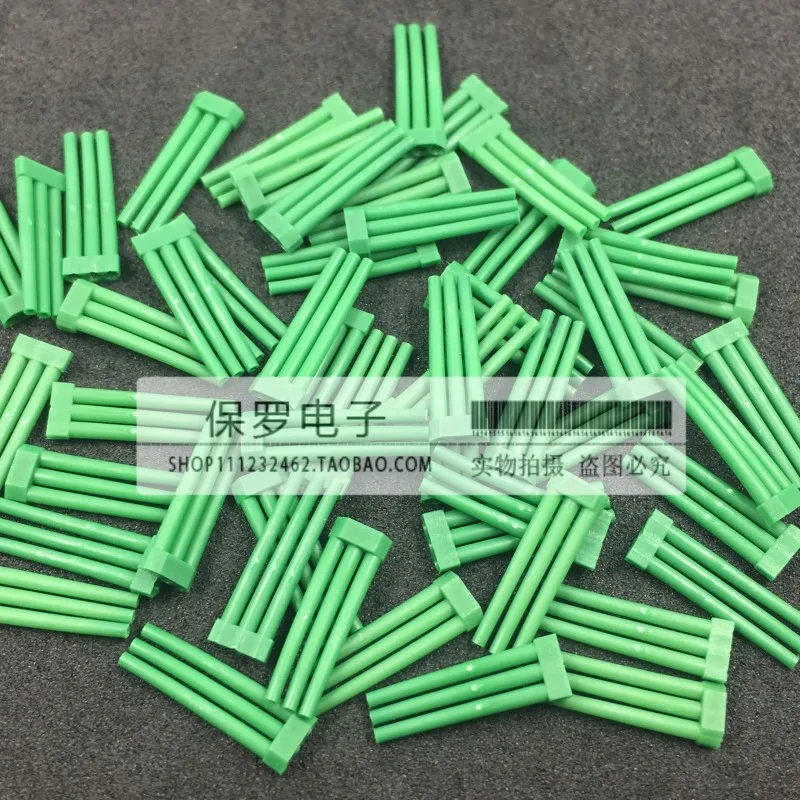 100pcs/Hall bracket Hall conjoined sleeve electric vehicle motor Hall pin protective sleeve 3-pin row sleeve