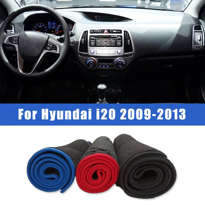 

Car Dashboard Mat Dash Cover Center Console Pad Custom for Hyundai i20 2009-2013 Nonslip Cape Sunshade Accessories 2012 2011