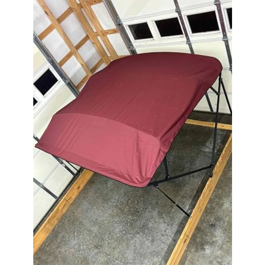 

Запасной брезентовый тент для бимини-топа (бордовый/бордово-красный) с чехлом для хранения, 10 футов в длину x 8,5 футов в ширину, 16 унций, 4 крепления, подходит для зипперов шириной 97-103 дюйма.