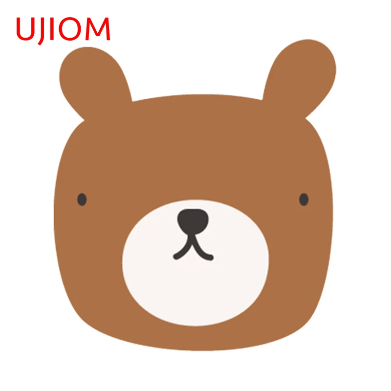 UJIOM 13cm Cute Animals Chibi Graffiti Wall Stickers Cartoon Baby Nursery Room Decal Personality Decoration Amusing Chambre