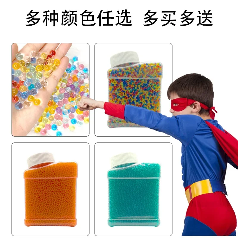 J50000pcs bola de água 7-8mm balas acessórios verão ao ar livre tiro jogando watercrystal argila bala brinquedos das crianças