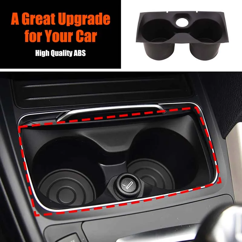 ل 2016-2019 BMW 3 سلسلة F35 التحكم المركزي حامل أكواب الماء الغطاء الواقي قاعدة مياه السيارة الملحقات الداخلية TPE