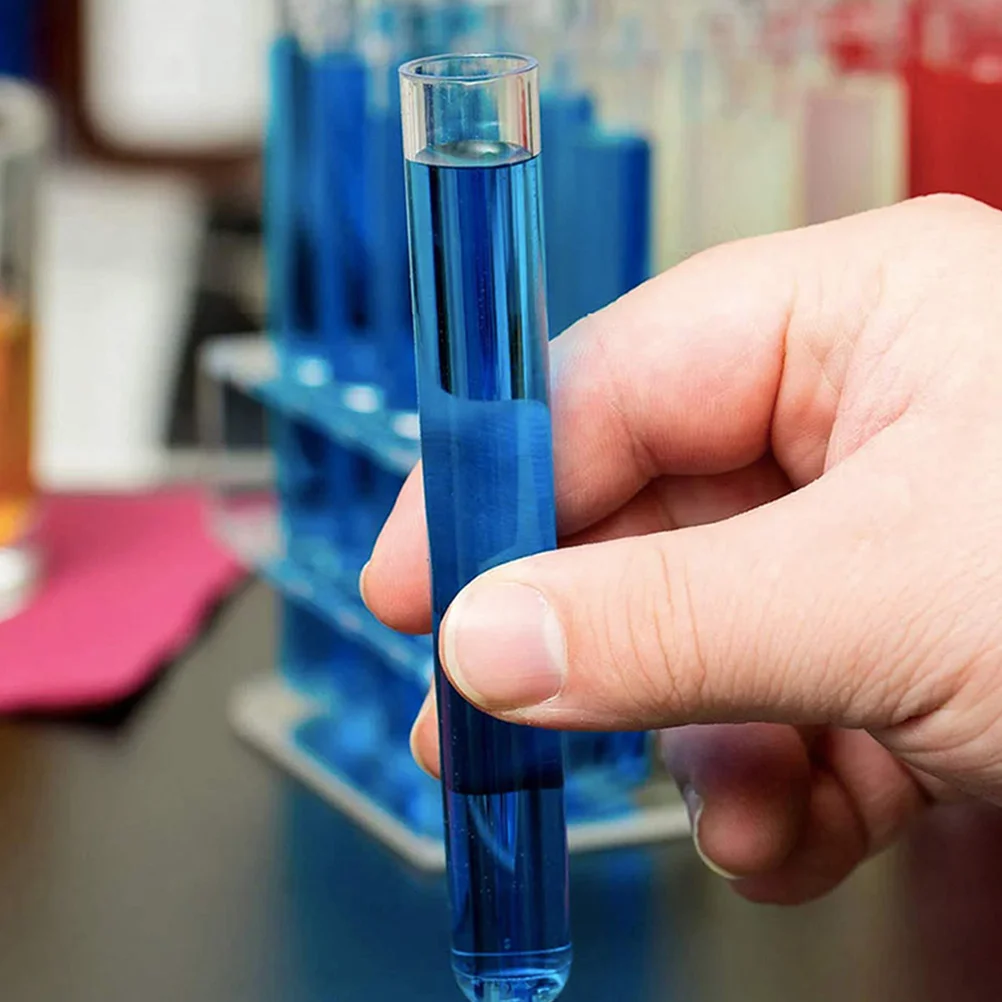 

15Pcs Glass Test Tubes with Cork Stoppers Round Bottom Leakproof Clear Tubes for Science Experiments Plant Propagation