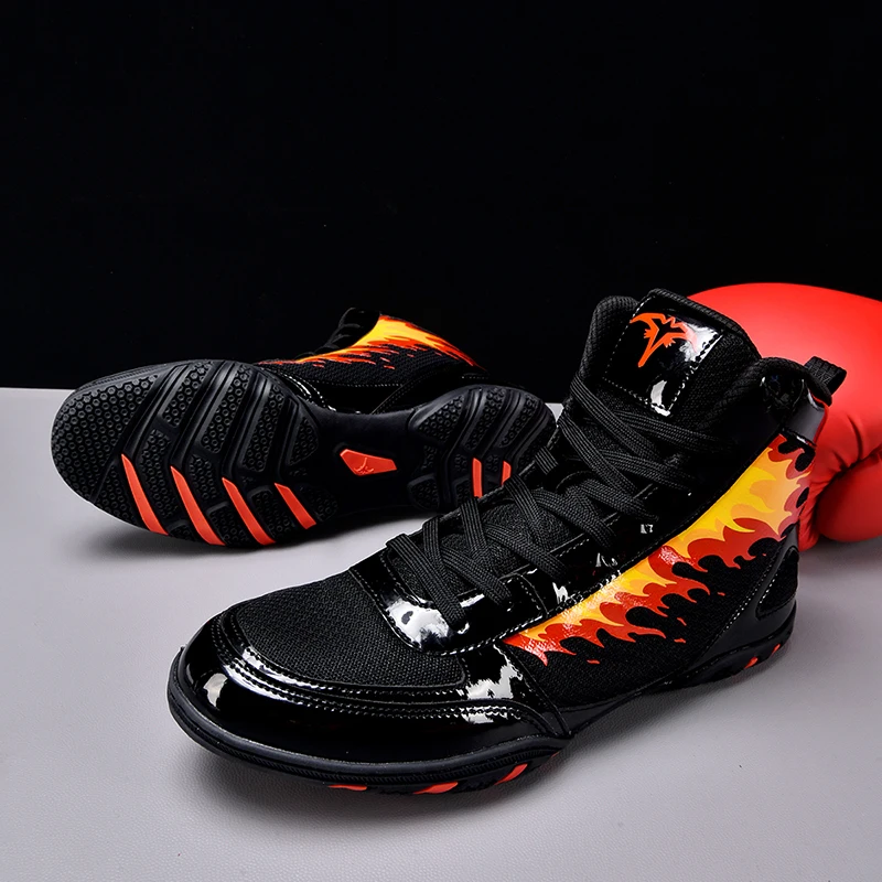 

Hot-selling New Arrival: Lightweight, Durable, High-Quality Professional Anti-Slip Wrestling Training Shoes & Boxing Shoes