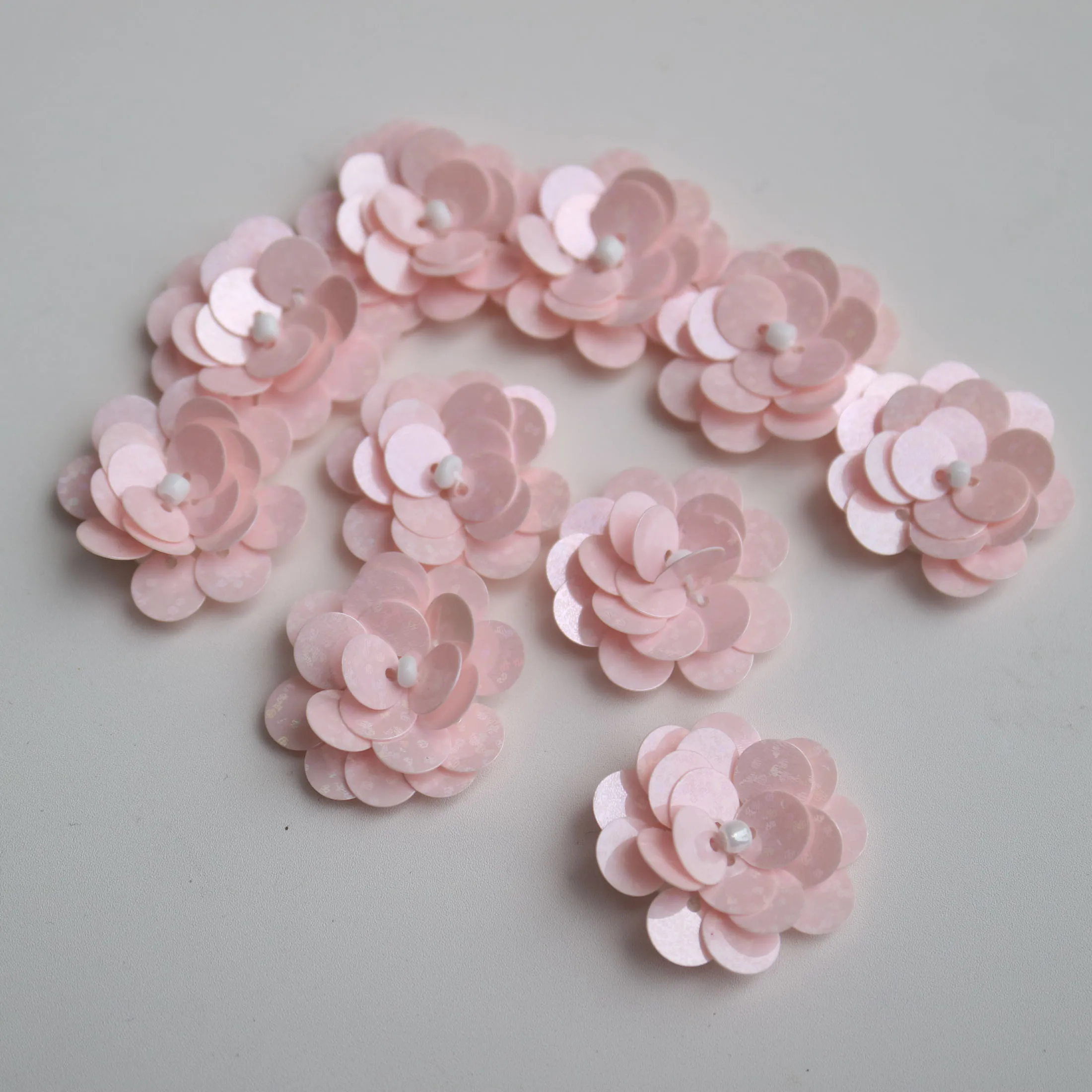 10 Stück/Set Blumen-Perlen-Applikationen für Kleidung DIY Strass-Pailletten Aufnähbare Stickerei-Applikationen Parche Ropa – Detail 16