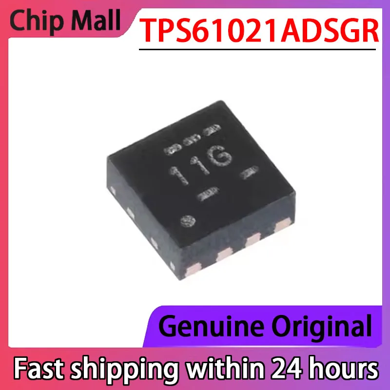 5PCS New TPS61021ADSGR DC Power Chip SMT WSON-8 Silk Screen 11G Boost Converter