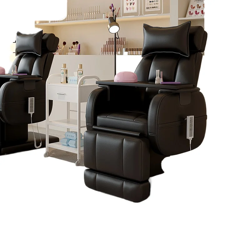 Nail sofa, electric multi-functional single reclining beauty salon special massage chair, ear picking