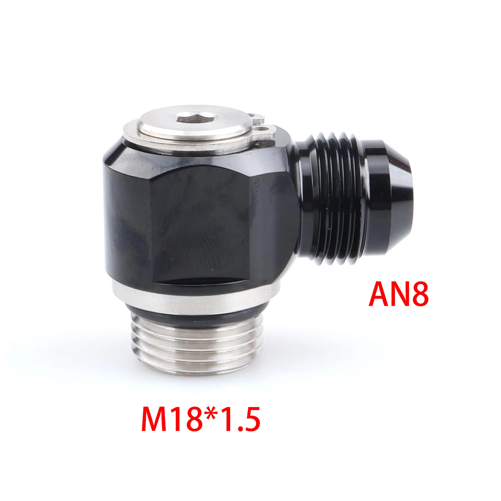 

AN8 - M18*1.5 Banjo Turbocharger Cars Hose -8AN Banjo Fittings Adapter Aluminium Bolt Ring Black