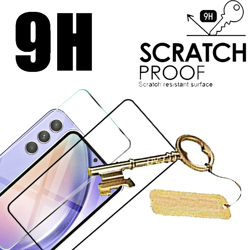 4-1Pcs Tempered Glass for Samsung Galaxy A54 A34 A24 A14 A04 E A04S A13 4G A23 A33 A53 A73 5G Screen Protector A15 A25 A35 A05S