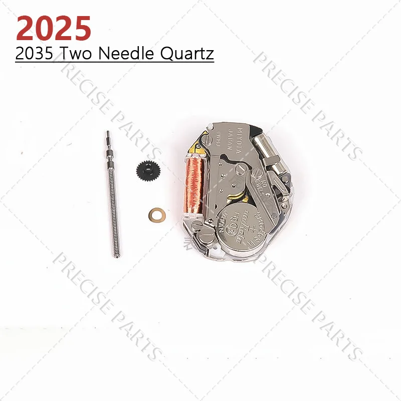 Brand New 2025 Two Pin Movement 2035 Two Pin Quartz Movement Electronic Movement Watch Movement Accessories