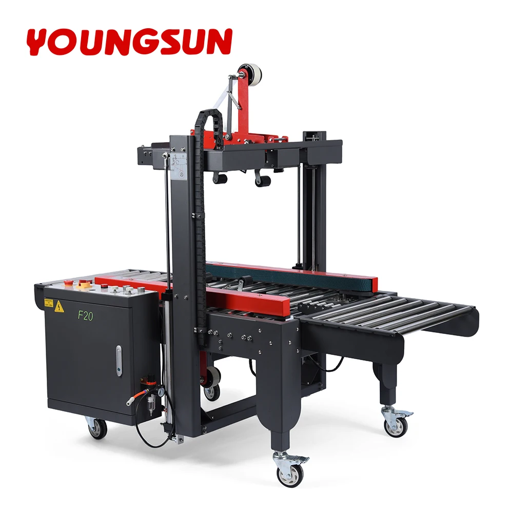 F20  Carton Tape Closing Case Sealer Automatic Box Taping Carton Sealing Seal Box Machine