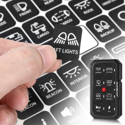 AUXBEAM Schakelpaneel Accessoires Onderdelen 120 Stuks 1 inch Stickers voor RA80 XL RB80 XL AR600 AC1200 LED Schakelpaneel DIY Etiketten Decal