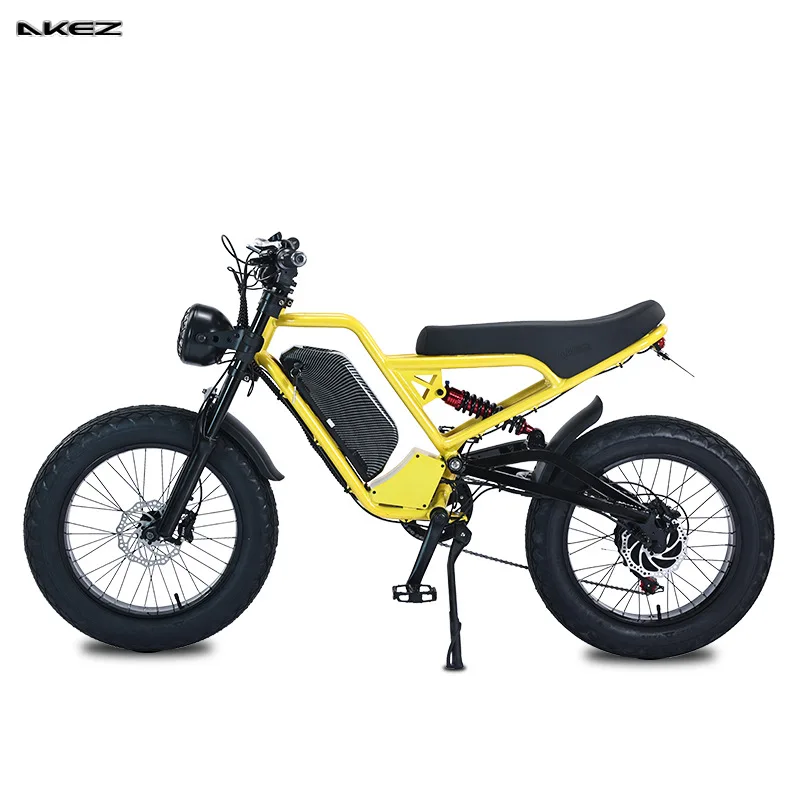 20 inch lithium battery American version muscle line snow retro smart offroad bike electric assist motorcycle