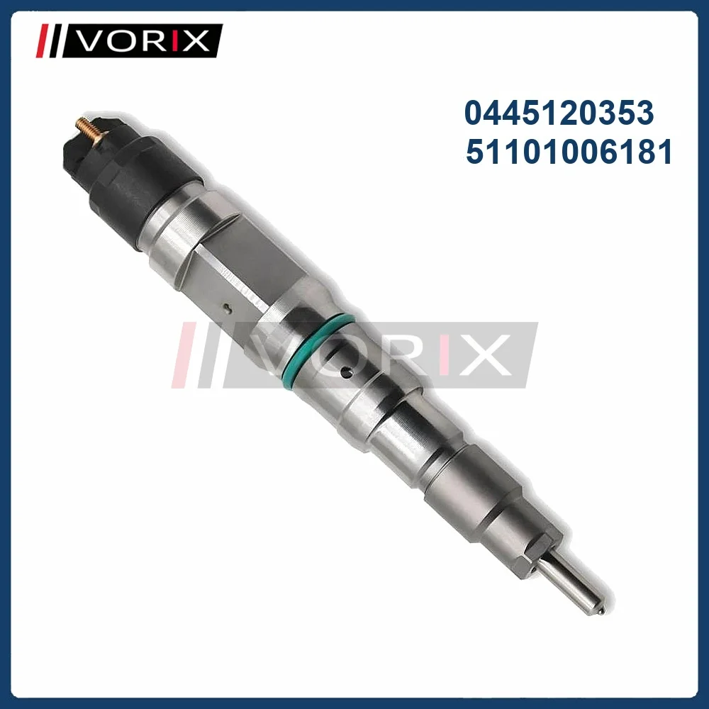 

0445120353 51101006181 Common Rail Diesel Fuel Injector for MAN TGA TGS